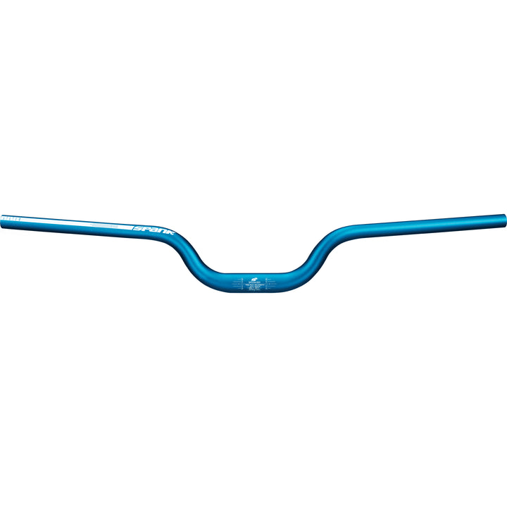 Spank Spoon 800 Handlebar - 31.8mm Clamp 800mm 75mm Rise Blue