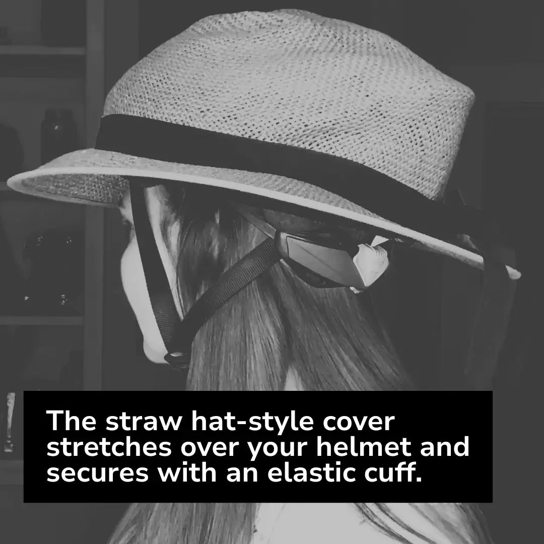 Straw Hat Helmet Ivory Cover ONLY