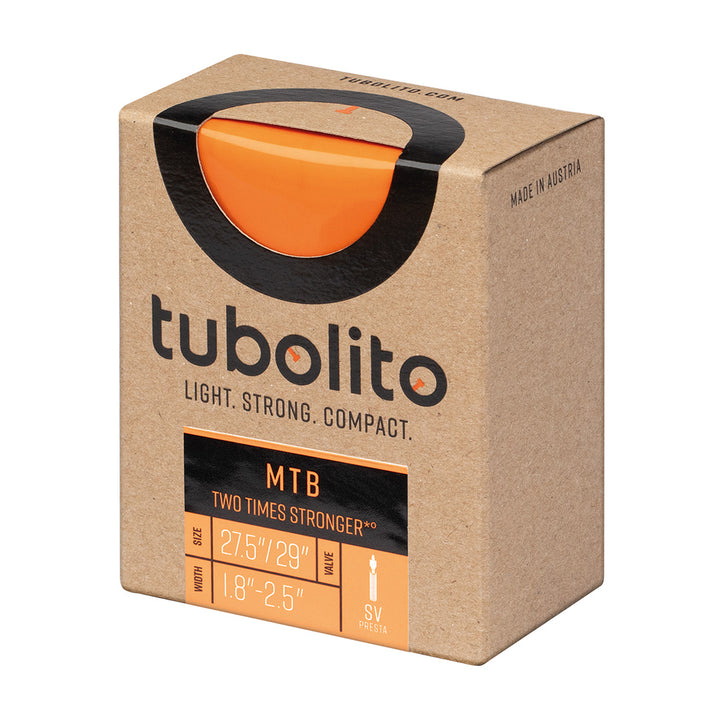 Tubolito Tubo MTB Tube - 27.5/29 x 1.8-2.5" Presta Valve Orange
