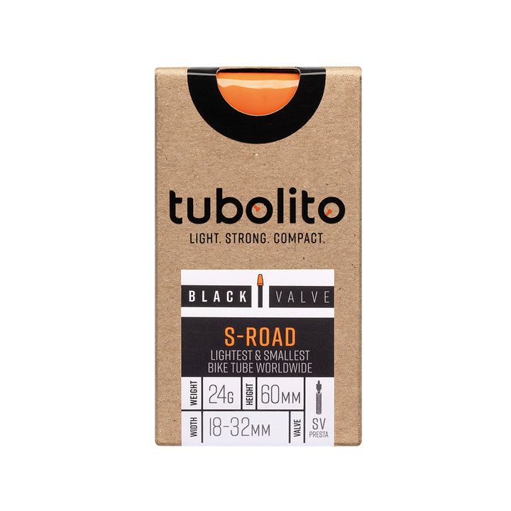 Tubolito S-Tubo Road Tube - 700 x 18-32mm 60mm Presta Valve Black