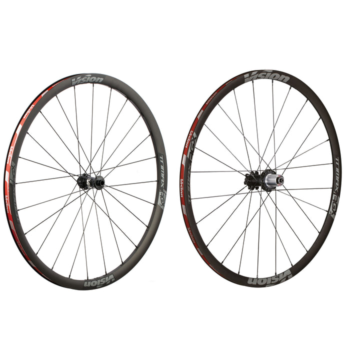 Vision TriMax AGX i23 Wheelset - 700 12 x 100/142mm Center-Lock HG 11 Black