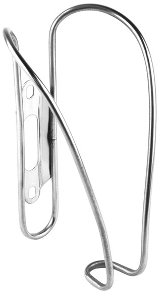 Velo Orange Moderniste Water Bottle Cage: Polished Stainless