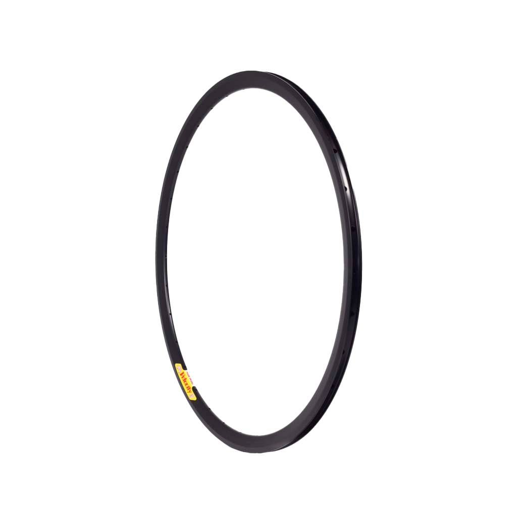 Velocity Deep-V non-MSW 700c Rim 32h - Black Ano (Blem)