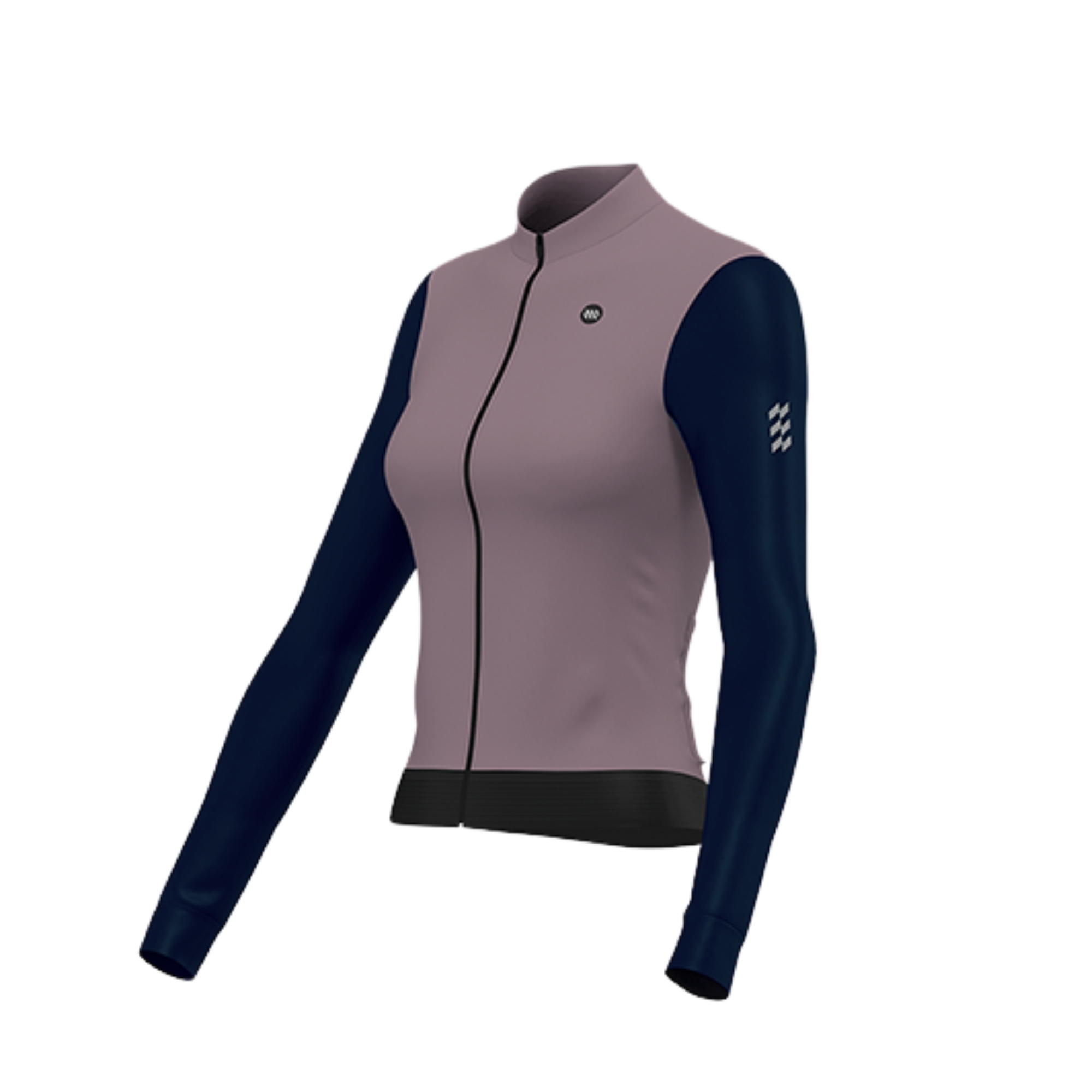 Alitios Women's Pink/Navy Long Sleeve Vertos Jersey
