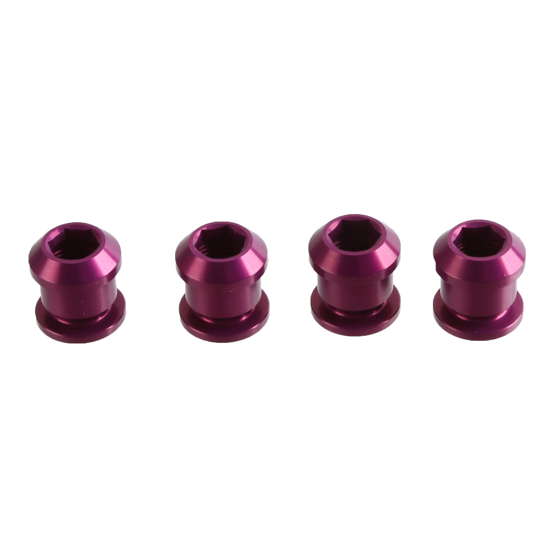 Wolf Tooth Components Single Chainring Bolt/Nut Set 4pc Purple