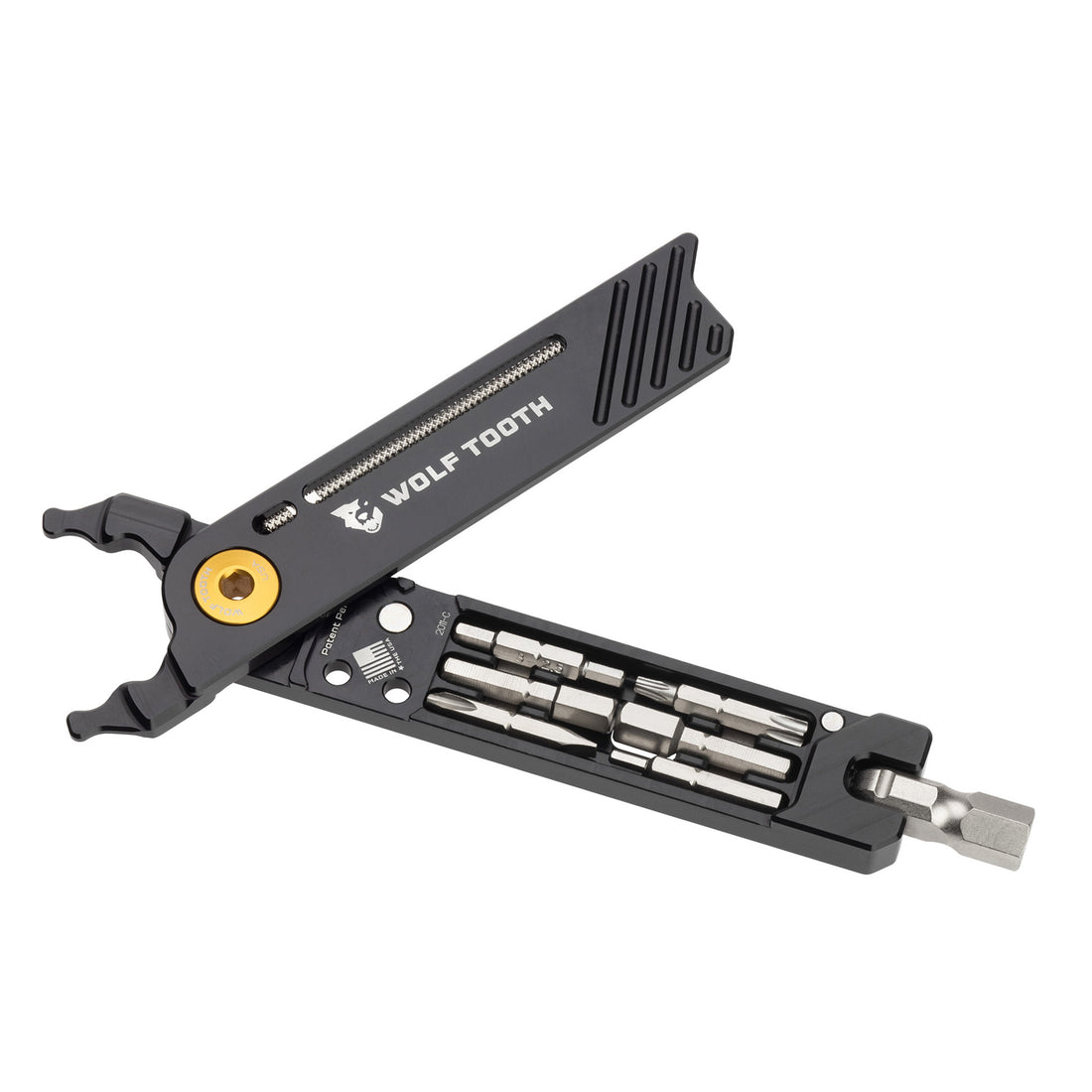 Wolf Tooth Components 8-Bit Pack Pliers Black/Gold