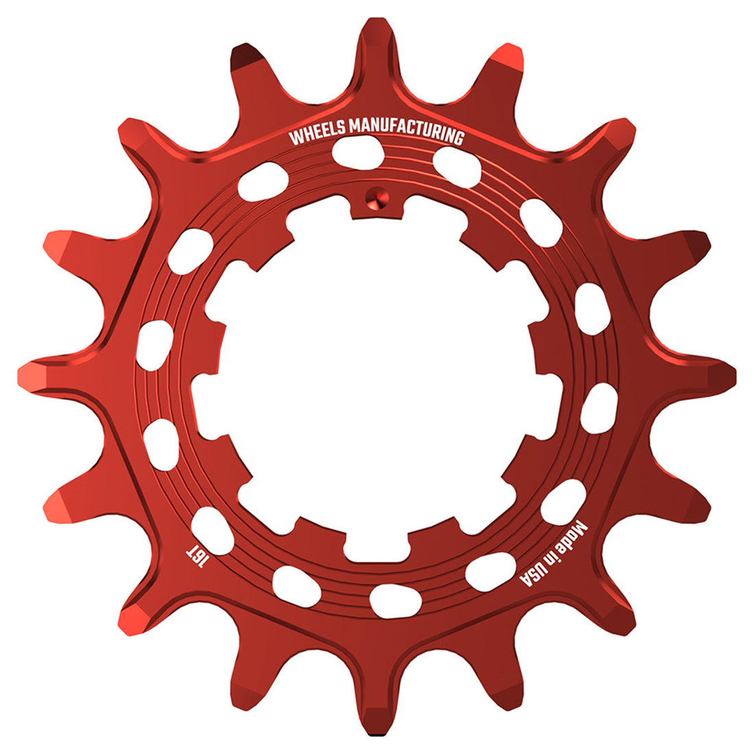 Wheels Manufacturing SOLO HG Cog - 16t Fits SOLO-HG Kits Red