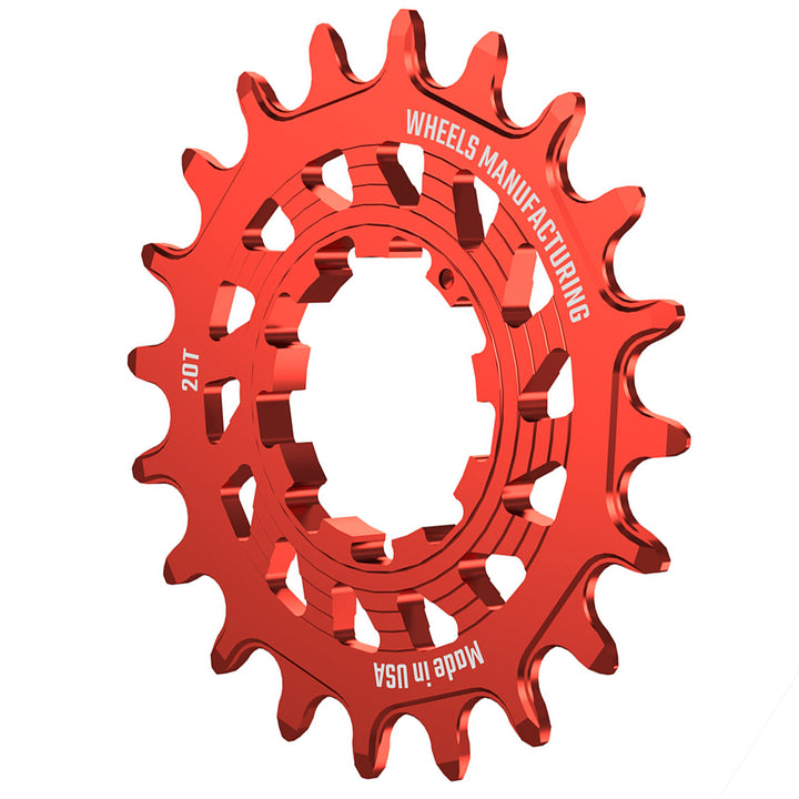 Wheels Manufacturing SOLO HG Cog - 20t Fits SOLO-HG Kits Red
