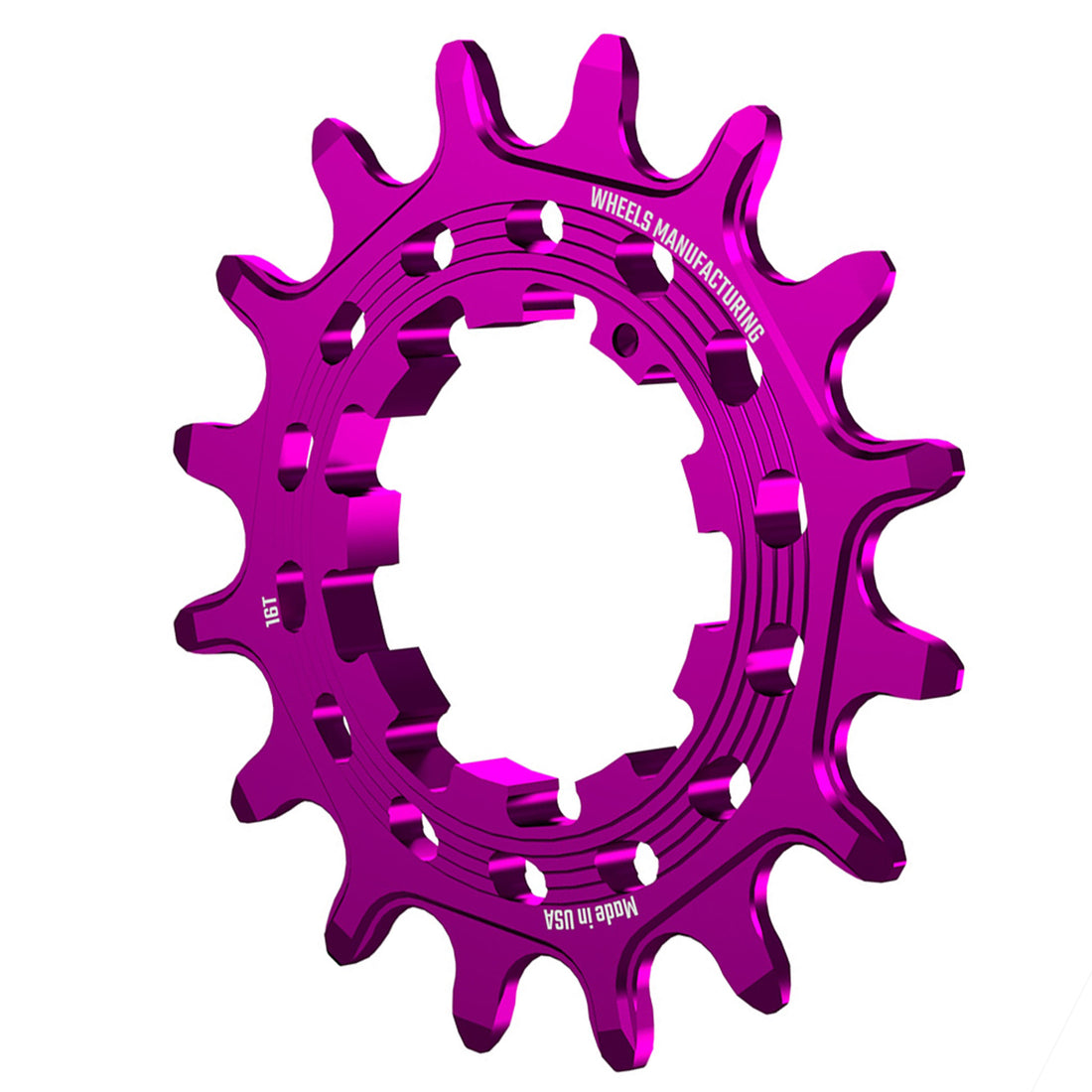 Wheels Manufacturing SOLO HG Cog - 16t Fits SOLO-HG Kits Purple