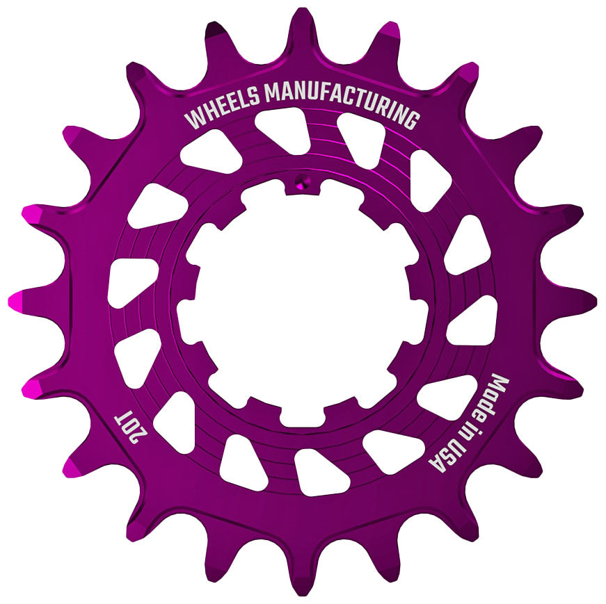 Wheels Manufacturing SOLO HG Cog - 20t Fits SOLO-HG Kits Purple
