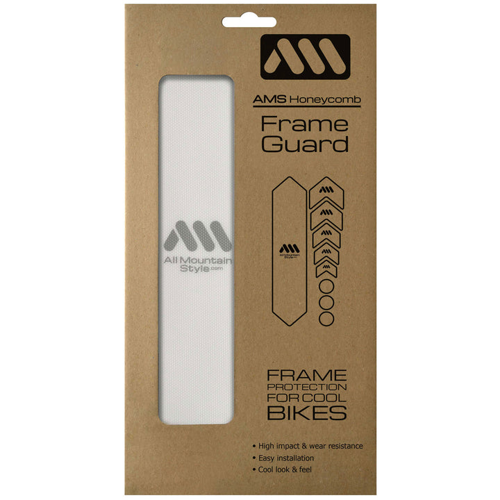 All Mountain Style Basic Honeycomb Frame Guard Clear/Silver